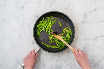Cook the Sugar Snaps