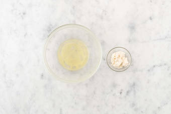 Make horseradish aioli and vinaigrette