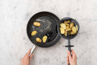 Kartoffeln fertigstellen