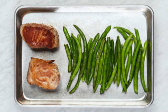 Roast Pork & Green Beans