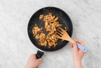 Cuire le gyros de poulet