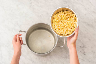 Pasta kochen