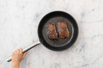 Sear steak