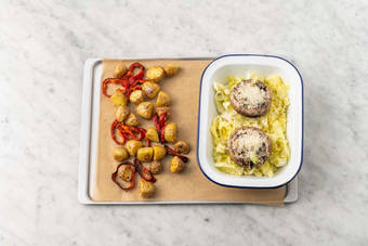 Portobello gratinieren