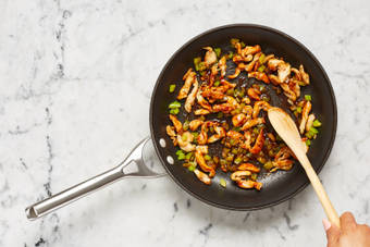 Cook Chicken & Poblano