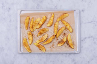 Bake potato wedges