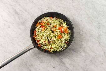 Steg hvidløg og løg