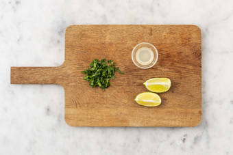 Préparer les garnitures