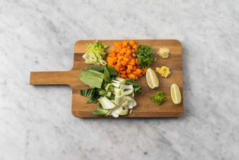 Forbered grønnsaker