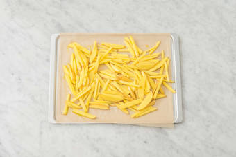 Préparer les frites au four