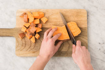 Süsskartoffel backen