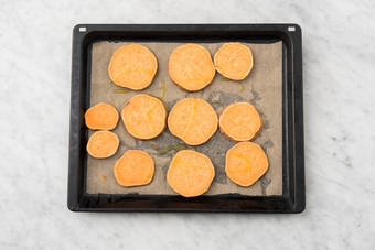 Préparer la patate douce