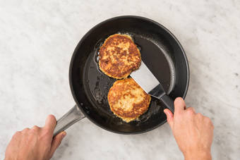 Cuire le burger végétarien