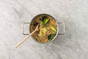 Risotto fertigstellen