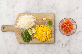 Prep and marinate tomatoes