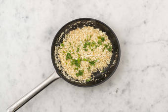 Cook cauliflower 'rice'