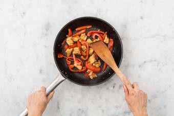 Stir-Fry the Chicken
