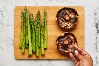 Prep & Coat Mushrooms