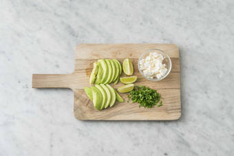 Préparer les garnitures