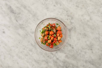 Make salsa fresca