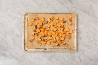 Süsskartoffeln vorbereiten