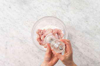 Prep and cook chicken