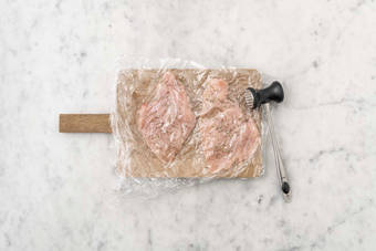 Prep veggies and chicken