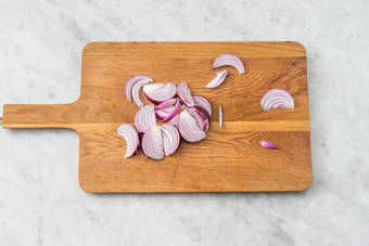 Préparer la garniture