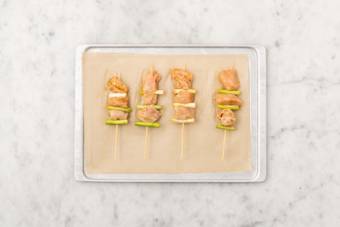 Make the Chicken Skewers