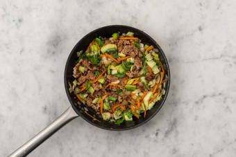 Finish stir-fry