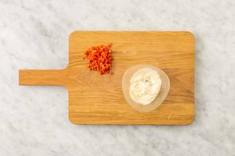 Make the Garlic  Aioli