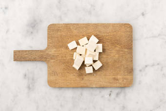 Tofu schneiden