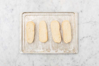 Make garlic crostini