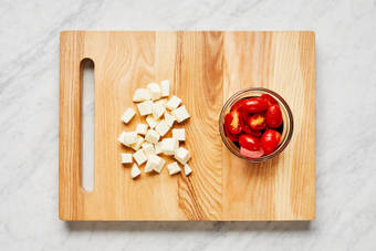 Marinate Tomatoes & Prep