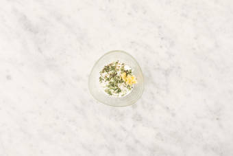 Förbered ostdressing