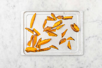 Roast sweet potatoes