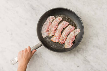 Speckscheiben braten