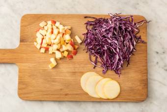 Préparer les ingrédients de la salade