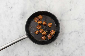 Cook meatballs