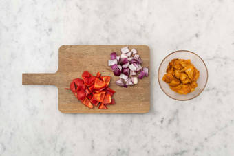 Prep and marinate chicken