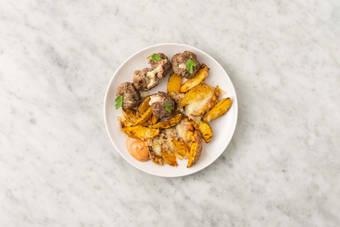 Distribuire nei piatti