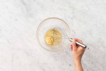 Préparer la vinaigrette