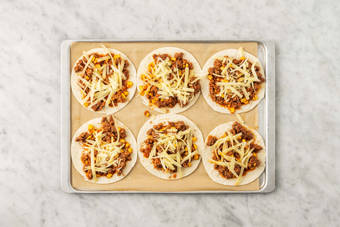 Garnir les tortillas