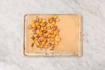 Süßkartoffel vorbereiten