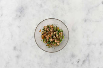 Tabouleh voorbereiden