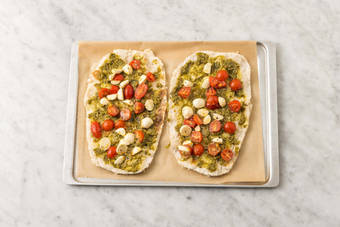 Assemble flatbreads