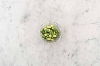 Make your Cucumber Salsa