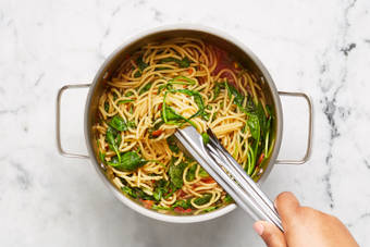 Make Sauce & Finish Pasta