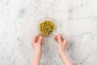 Make the Pesto Crumb
