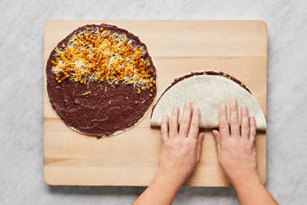 Assemble Quesadillas